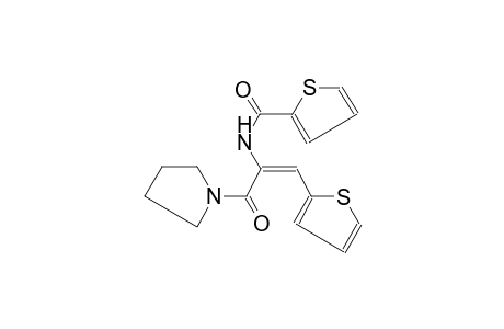 N-[(E)-1-(1-pyrrolidinylcarbonyl)-2-(2-thienyl)ethenyl]-2-thiophenecarboxamide