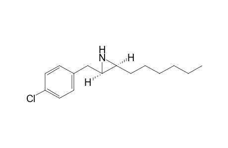 cis-2-(p-Chlorobenzyl)-3-hexylaziridine