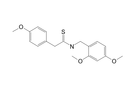 N-(2,4-Dimethoxybenzyl)-2-(4-methoxyphenyl)acetothioamide