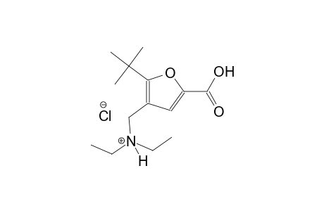 3-furanmethanaminium, 5-carboxy-2-(1,1-dimethylethyl)-N,N-diethyl-, chloride