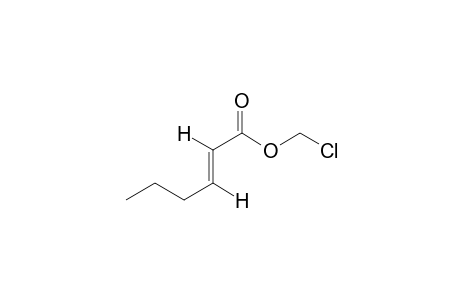 trans-2-hexenoic acid, chloromethyl ester