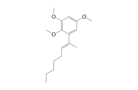 (E)-1,2,5-trimethoxy-3-(oct-2-en-2-yl)benzene