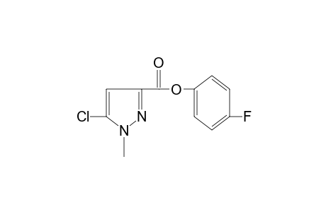 5-chloro-1-methylpyrazole-3-carboxylic acid, p-fluorophenyl ester