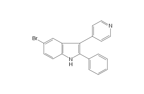 5-bromo-2-phenyl-3-(4-pyridyl)indole