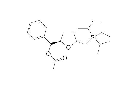 (2R,5R) (+/-)-Phenyl(2-((triisopropylsilyl)methyl)tetrahydrofuran-5-yl)methyl acetate