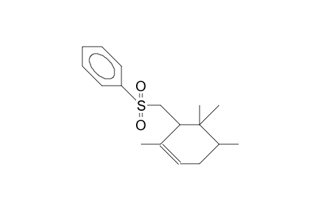 6-Epi-1,4.alpha.,5,5-tetramethyl-1.alpha.-[(phenylsulfonyl)-methyl]-cyclohexene