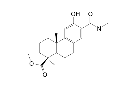 Methyl 13-N,N-dimethylcarbamoyl-12-hydroxypodocarpa-8,11,13-trien-19-oate