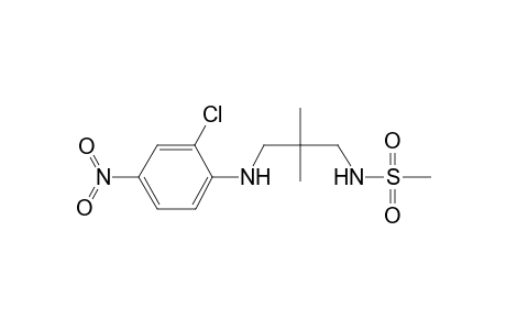 N-[3-(2-Chloro-4-nitroanilino)-2,2-dimethylpropyl]methanesulfonamide