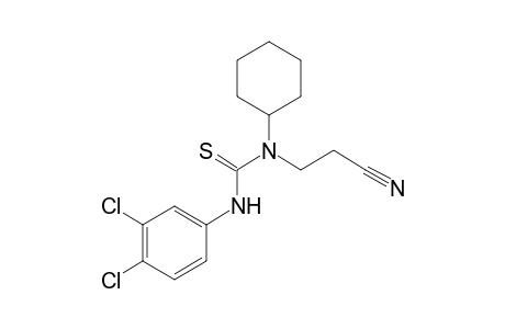 1-(2-cyanoethyl)-1-cyclohexyl-3-(3,4-dichlorophenyl)-2-thiourea