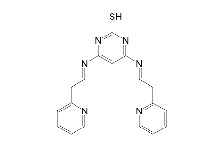 4,6-Bis((E)-(2-(pyridin-2-yl)ethylidene)amino)pyrimidine-2-thiol