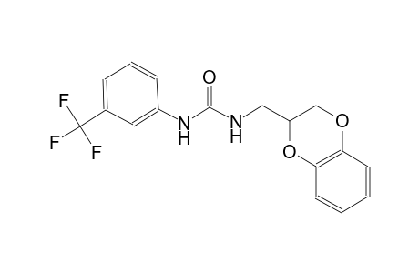 N-(2,3-dihydro-1,4-benzodioxin-2-ylmethyl)-N'-[3-(trifluoromethyl)phenyl]urea