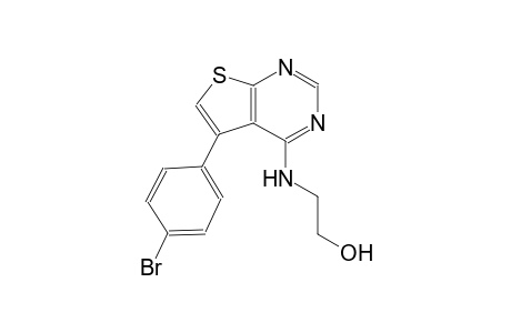 2-{[5-(4-bromophenyl)thieno[2,3-d]pyrimidin-4-yl]amino}ethanol