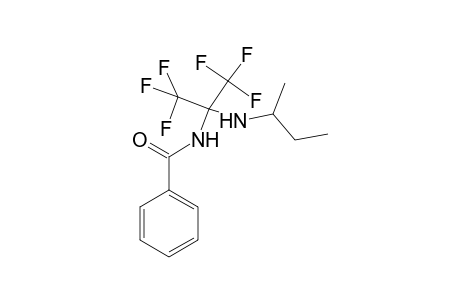 N-[1-(Sec-butylamino)-2,2,2-trifluoro-1-(trifluoromethyl)ethyl]benzamide