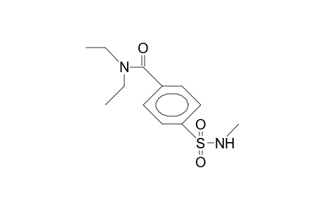 Para-methylsulfamoyl-N,N-diethylbenzamide