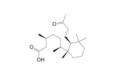 9(s)-9-methyl-8-oxo-8,9-seco-labdan-15-oic acid