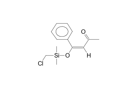 (E)-4-[DIMETHYL(CHLOROMETHYL)SILOXY]-4-PHENYL-3-BUTEN-2-ONE