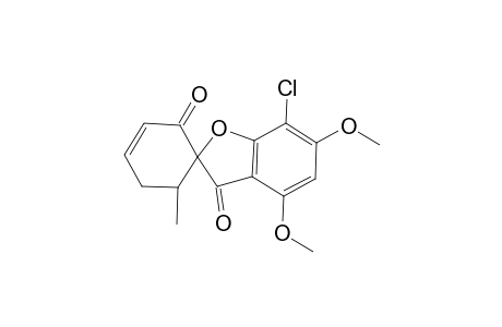 Spiro[benzofuran-2(3H),1'-[3]cyclohexene]-2',3-dione, 7-chloro-4,6-dimethoxy-6'-methyl-