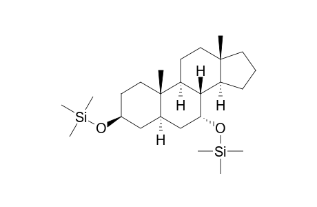 5.ALPHA.-ANDROSTANE-3.BETA.,7.ALPHA.-DIOL-DI-TRIMETHYLSILYL ETHER