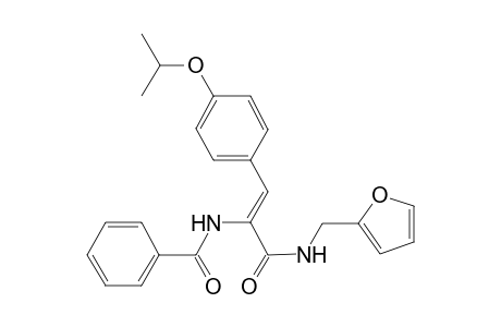 N-[(Z)-1-{[(2-furylmethyl)amino]carbonyl}-2-(4-isopropoxyphenyl)ethenyl]benzamide