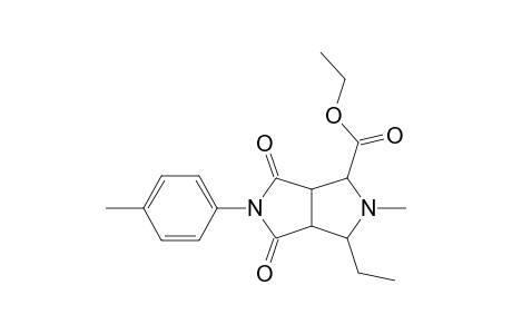 anti-exo-4-ethoxycarbonyl-1,3,3a,4,6,6a-hexahydro-2-(4-methylphenyl)-5-methyl-6-ethy-2H,5H-lpyrrolo[3,4-c]pyrrol-1,3-dione