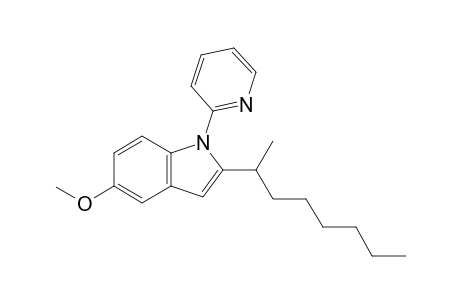 5-Methoxy-2-(octan-2-yl)-1-(pyridin-2-yl)-1H-indole