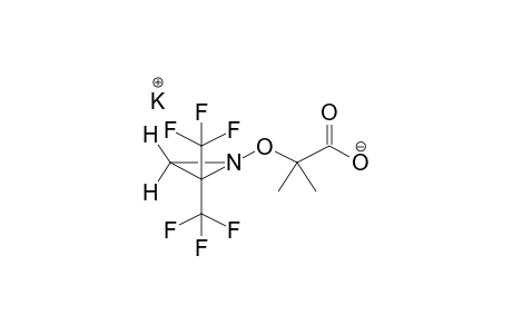 1-(1-CARBOXYISOPROPOXY)-2,2-BIS(TRIFLUOROMETHYL)AZIRIDINE, POTASSIUMSALT