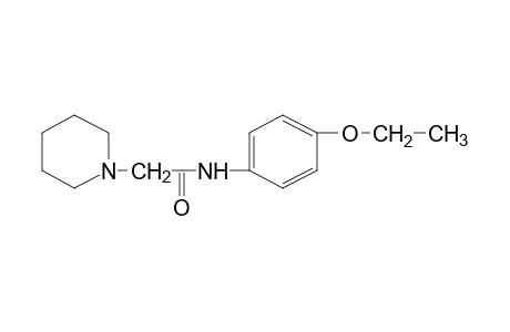 1-piperidineaceto-p-phenetidide