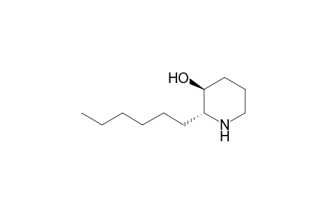 (2R,3S)-(+)-2-N-hexylpiperidin-3-ol