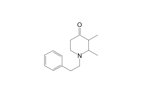 Piperidin-4-one, 2,3-dimethyl-1-phenethyl-