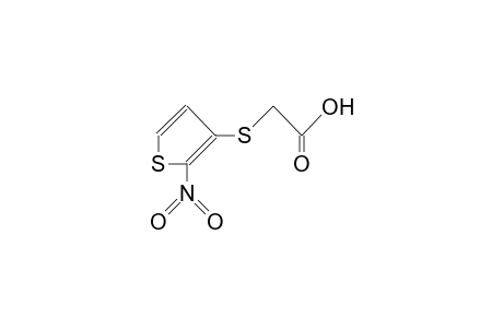2-(2-nitrothiophen-3-yl)sulfanylacetic acid