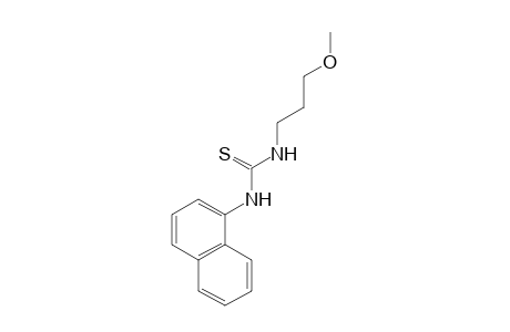 1-(3-methoxypropyl)-3-(1-naphthyl)-2-thiourea