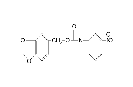 piperonyl alcohol, m-nitrocarbanilate