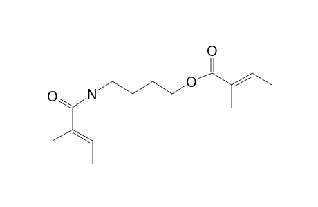 4-((E)-2-Methylbut-2-enamido)butyl (E)-2-methylbut-2-enoate