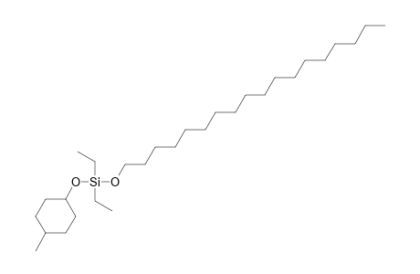 Silane, diethyl(cis-4-methylcyclohexyloxy)octadecyloxy-