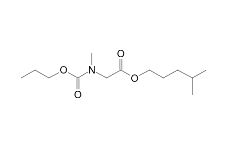 Glycine, N-methyl-N-propoxycarbonyl-, isohexyl ester