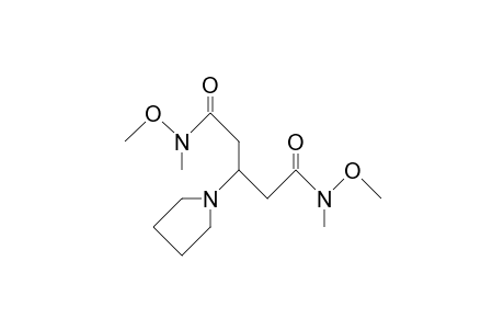 N,N'-Dimethoxy-N,N'-dimethyl-3-(1-pyrrolidinyl)-glutaramide