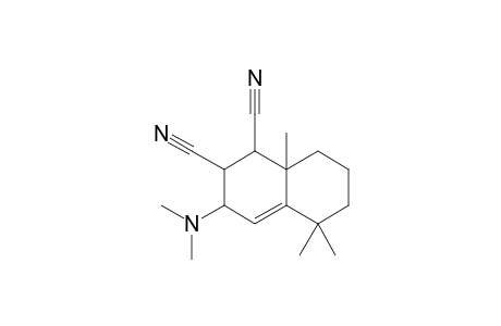 (4aRs,5Rs,6SR,7RS)-7-(Dimethylamino)-1,2,3,4,4a,5,6,7-octahydro-1,1,4a-trimethylnaphthalene-5,6-dicarbnitrile