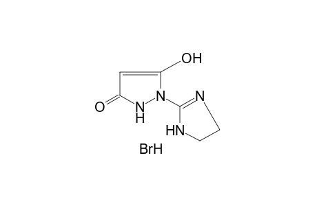 3-HYDROXY-2-(2-IMIDAZOLIN-2-YL)-3-PYRAZOLIN-5-ONE, MONOHYDROBROMIDE