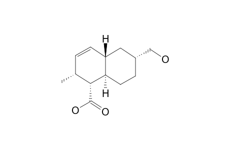 APIOSPORIC_ACID;6-(HYDROXYMETHYL)-2-METHYL-1,2,4A,5,6,7,8,8A-OCTAHYDRO-1-NAPHTHALENECARBOXYLIC_ACID