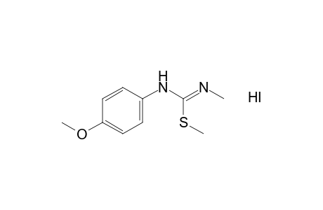 1,2-dimethyl-3-(p-methoxyphenyl)-2-thiopseudourea, monohydroiodide