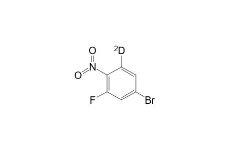 4-Bromo-2-deutero-6-fluoronitrobenzene