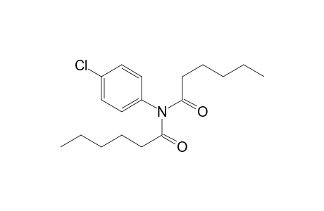 N-(4-Chlorophenyl)-N-hexanoylhexanamide