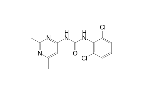 1-(2,6-dichlorophenyl)-3-(2,6-dimethyl-4-pyrimidinyl)urea
