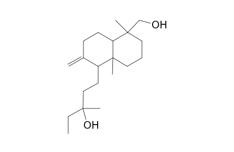 1-Naphthalenepropanol, .alpha.-ethyldecahydro-5-(hydroxymethyl)-.alpha.,5,8A-trimethyl-2-methylene-, [1S-[1.alpha.(S*),4A.beta.,5.alpha.,8A.alpha.]]-