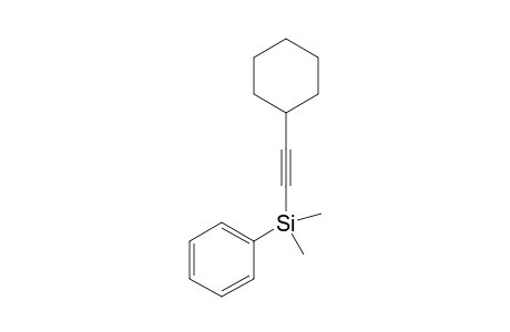 (Cyclohexylethynyl)dimethyl(phenyl)silane