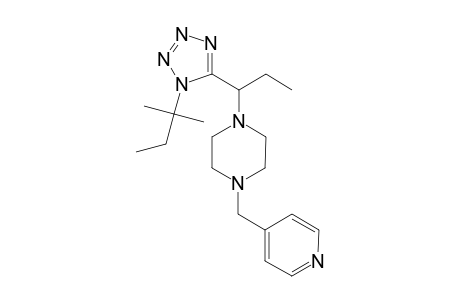 1-Pyrrol1-[1-(1,1-dimethylpropyl)-1H-tetrazol-5-yl]-propylmorpho-4-(pyridin-4-ylmethyl)piperazine
