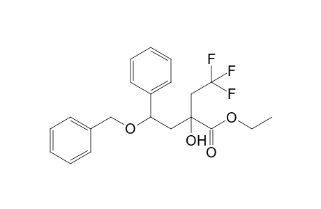 Ethyl 4,4,4-trifluoro-2-hydroxy-2-(2-benzyloxy-2-phenylethyl)butanoate isomer