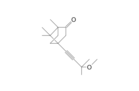 4-(3'-Methoxy-3'-methylbut-1'-ynyl)-1,7,7-trimethylbicyclo-[2.2.1]-heptan-2-one