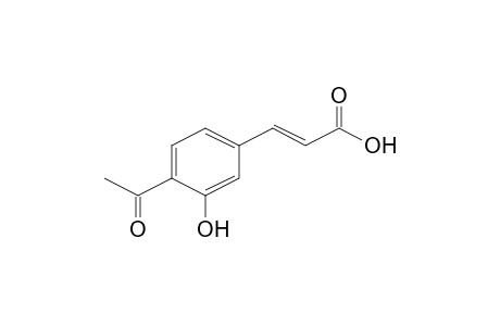3-(4-Acetyl-3-hydroxyphenyl)acrylic acid