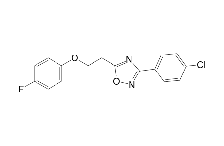 3-(p-chlorophenyl)-5-[2-(p-fluorophenoxy)ethyl]-1,2,4-oxadiazole